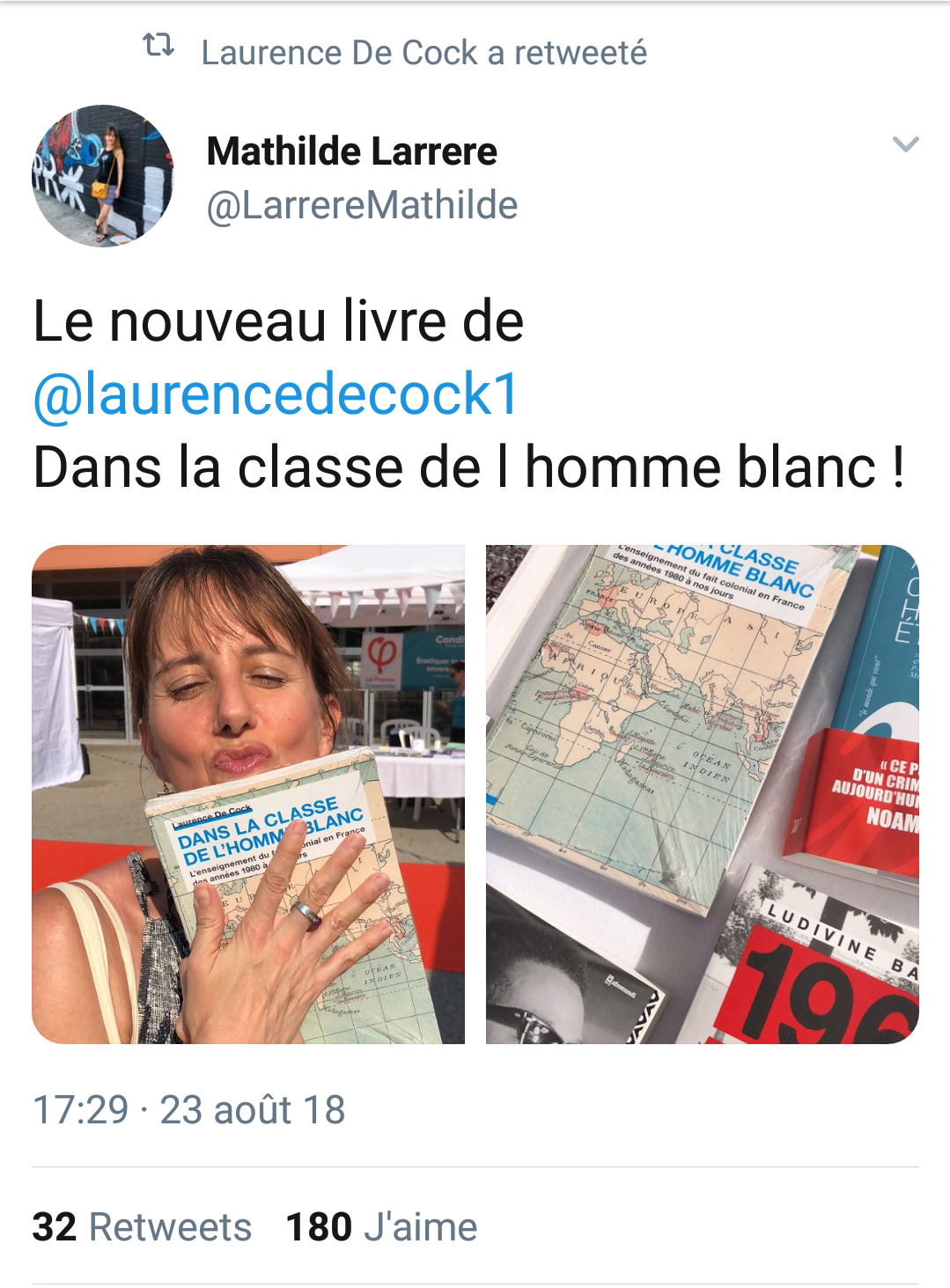 Mathilde-Larrere-embrassant-le-livre-de-de-Cock-univ-France-Insoumise.png